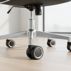 Guangdong 2,5 Zoll PU-Leder Bürostuhlrollen, Industrielle Hardware für Outdoor-Fitness & Wohnzimmermöbel - Product Image 2