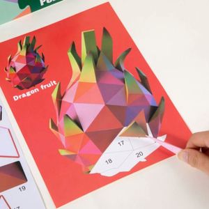<b>Creative</b> Amazing Designs Animals Dinosaurs Traffic Vegetable and Fruit Ocean Creatures Kids Geometric 3D Sticker by Number - Product Image 6