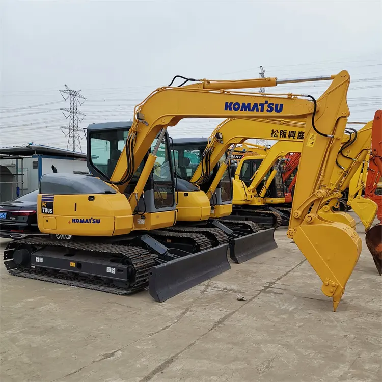 Maquinaria de movimiento de tierras original de Japón excavadora Komatsu pc78us para la venta