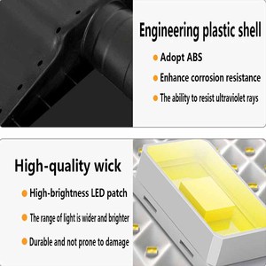 Lámpara <span class=keywords><strong>Solar</strong></span> Exterior Impermeable Jortan ABS Ip66 de 600w 800w, Farola <span class=keywords><strong>Solar</strong></span> LED Integrada Todo en Uno - Product Image 3