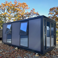 Maison moderne de 20 pieds portable préfabriquée de type Z Maison en conteneur pliable de haute qualité pour chambre à coucher, appartement et boutique