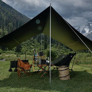 HISPEED Portable 5*5m Glamping Auvent Tente 3-4 Personnes Abri Soleil pour Camping en Plein Air pour Campeurs et Chercheurs d'Aventure - Product Image 6