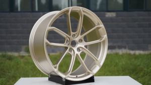 Roda tempa 2 bagian kustom E88 roda mobil penumpang bibir dalam E88 rim 5x120 5x112 2 bagian roda tempa untuk Porsche 993 - Product Image 4