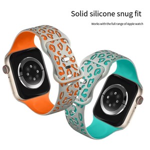 <span class=keywords><strong>Bracelet</strong></span> en silicone bicolore gravé léopard pour <span class=keywords><strong>bracelet</strong></span> <span class=keywords><strong>Apple</strong></span> <span class=keywords><strong>Watch</strong></span> 38 40 41 42 44 45 49 Mm pour <span class=keywords><strong>bracelet</strong></span> Iwatch Ultra 2 Se 9 8 7 6 5 - Product Image 6