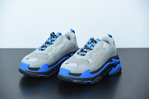 Baskets montantes de luxe en cuir de créateur haut de gamme, à lacets, confortables, antidérapantes, légères, triple semelle, pour la marche décontractée, tendance célèbre - Product Image 4