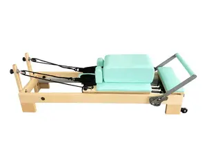 Yoga & Pilates Ausrüstung Kleine Kinder Pilates Bett Weiß Ahorn Holz Pilates Maschine Kinder Reformer