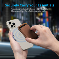 Cartera Magnética N52 para Tarjetas de Crédito, Compatible con Magsafe, Porta Tarjetas de Visita, Sin Cierre