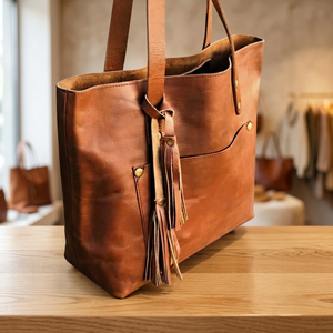 Bolsos Casuales de Cuero de Búfalo Natural Resistentes al Agua, con Cierre, Logotipo Personalizado, Ecológicos, Ligeros y de Gran Capacidad - Product Image 6