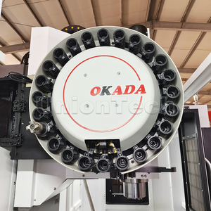 Dọc trung <span class=keywords><strong>t</strong></span>âm gia công Okada ATC với 24 công cụ trục chính Đài Loan fanuc Hệ thống 4 trục - Product Image 3