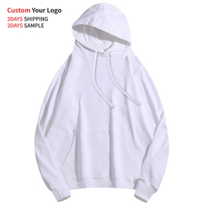 OEM Custom Printing Heavyweight High Quality Winter Eco-Friendly 380 GSM Oversized Blank Streetwear Cotton Unisex <b>Pullover</b> <b>Men</b> - Product Image 3
