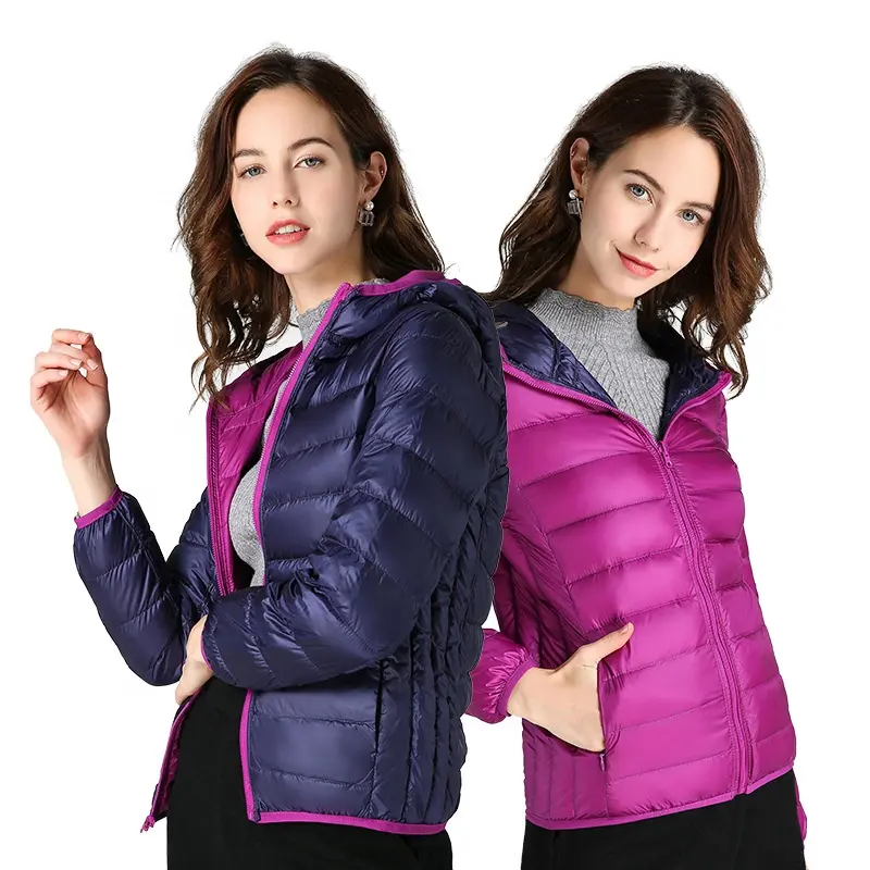Çift taraflı hafif rüzgar ceketi kadın kısa kapşonlu 2020 sonbahar ve kış yeni ince ince büyük boy ceket