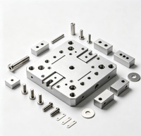 Gabarit de précision en aluminium usiné CNC sur mesure pour brochage de machines d'impression 3D, options acier inoxydable/cuivre, précision 0,005 mm