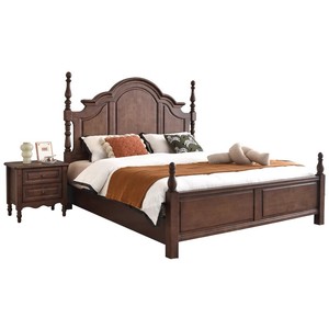 <span class=keywords><strong>Cama</strong></span> de Matrimonio o Queen Size de Madera de Caoba Sólida de Estilo Clásico, Diseño Moderno <span class=keywords><strong>Minimalista</strong></span>, con Sistema de Elevación a Gas y Almacenamiento - Product Image 5