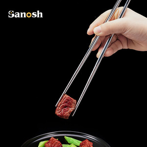 Sanosh thanh lịch cao cấp 304 thép không gỉ đũa chống trượt thiết kế chất lượng cao và bền cho nhà hàng khách sạn sử dụng - Product Image 4