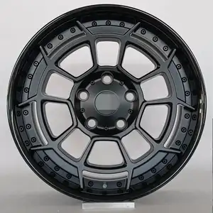 Pelek roda logam campuran semua ukuran dan warna, 20x12 8x6.5 tempa Off-road 20x12 roda untuk 4x4 Off Road