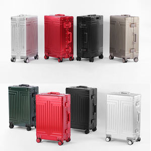 Vỏ Cứng Khung Nhôm <span class=keywords><strong>Spinner</strong></span> Hành Lý Tùy Chỉnh In Laser Logo Tsa Khóa Công Suất Lớn 29 Inch Du Lịch Vali - Product Image 1