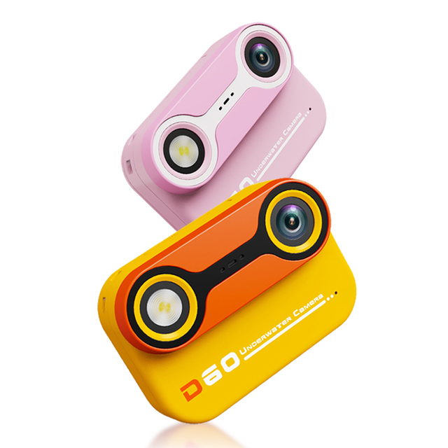 Mini Digital Video D60 Kids Camera 2.4inch MP3 Player Kid Photo Toys Instant Children Camera with SOS Flashlight Function