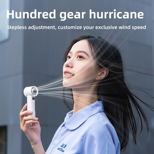 2026 New Ice Cooling Wearable Fan with <b>Hook</b> Adjustable Speed LED Digital Display Brushless Motor for Outdoor & Car Use - Product Image 4