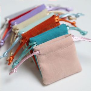 High Quality Velvet Suede Jewelry Perfume <b>Drawstring</b> Bag Custom Jewelry Storage Bag Reusable Lifestyle <b>Drawstring</b> <b>Pouches</b> Bag - Product Image 4