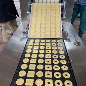 Facile à utiliser le <span class=keywords><strong>moins</strong></span> cher dur et croustillant sandwich biscuit faisant prix de la machine mini biscuit formant la machine - Product Image 4