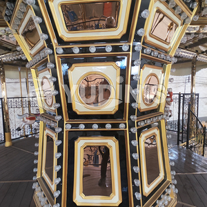 Parc à thème Ride Kids Equipment Amusement Vintage Carnival Carrousel Horse Double Deck Carouse Prix - Product Image 2