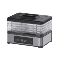 Mini Thuis Fruit Droger Energiebesparende 400W Temperatuurregeling 5 Lade Voedsel Vlees Rundvlees Groenten Dehydrator Machine