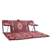 Chaise-lit de camping pliable et peu encombrante, style Majlis arabe traditionnel, canapé de sol de luxe pour le glamping en extérieur