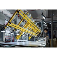 Armoires de cuisine en panneaux MDF mélaminés avec revêtement UV super mat Golden Chameleon Modern, résistantes à l'humidité et aux rayures