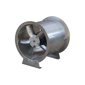 Ventilador Axial a Prueba de Explosiones, Ventilador de Conducto de Acero Inoxidable 304, Ventilador Eléctrico Plateado para Ventilación Industrial - Product Image 1