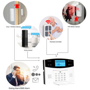 Gran Venta de alarma antirrobo Tuya Wifi + GSM + PSTN sistema de alarma con teclado y llamada telefónica para la seguridad del hogar - Product Image 6