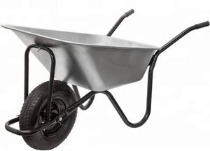 WB5009รถเข็นล้อเดียวสำหรับใช้ในงานก่อสร้างเครื่องมือทางการเกษตรพร้อมถาดชุบสังกะสี - Product Image 3