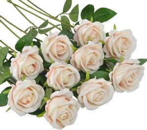 Rosas Artificiales Individuales de Tela para Decoraciones de Boda, Graduación, Día de la Madre, Pascua, Navidad, 63 cm - Product Image 3