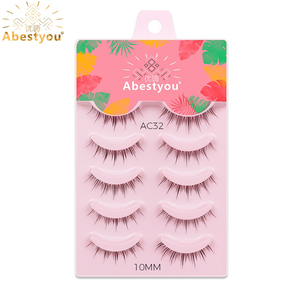 Abestyou <span class=keywords><strong>Volume</strong></span> False Eyelashes, <span class=keywords><strong>Cils</strong></span> Noirs Luxueux, Imperméables, Personnalisables, Bande Complète, <span class=keywords><strong>Faux</strong></span> <span class=keywords><strong>Cils</strong></span> en Vison - Product Image 1
