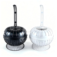 Meilleure Vente Chauffe-Plat 8L Noir et Blanc en Acier Inoxydable avec Couvercle Suspendu pour Buffet, Mariage, Banquet, Chauffage à l'Alcool