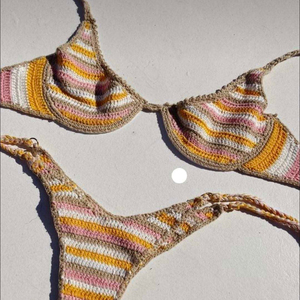 Maillots de bain personnalisés OEM, nouvelle mode, marque privée, maillots de bain modestes, bikini en crochet pour femmes, 2023 - Product Image 5