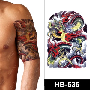 Commercio all'ingrosso QYTAT Braccio Impermeabile Temporaneo Corpo Autoadesivo Del Tatuaggio Del Drago - Product Image 6