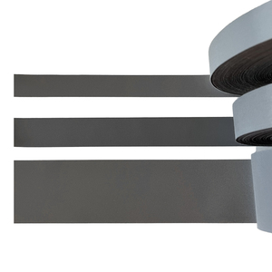 Nhà Máy phản quang Polyester Dải khả năng hiển thị cao phản quang vải băng Vật liệu Bạc cảnh báo băng phản chiếu cho quần áo - Product Image 5