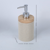 Ensemble d'accessoires de salle de bain en résine nordique, 4 pièces, design moderne et luxueux pour la décoration de la maison