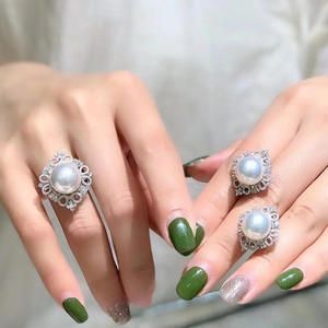 Accessoires en argent S925 pour la création de bijoux, support vide pour pendentif flocon de neige, style tendance, ensemble de bijoux 9263 - Product Image 1