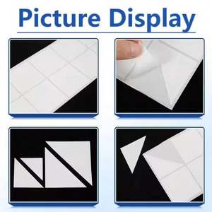 Ruban adhésif double face triangulaire découpé pour boîtes de couleur, adhésion forte, anti-ondulation des bords, pour emballage de boîtes cadeaux et de boîtes de fixation - Product Image 3