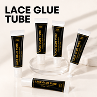 Colle pour perruques en tube de 20 ml, marque privée, forte tenue, longue durée, imperméable, adhésif pour perruques en dentelle