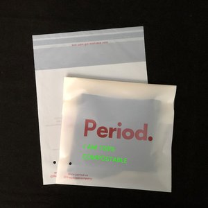 Bolsas autoadhesivas de almidón de maíz, embalaje transparente, Biodegradable, no plástico, esmerilado - Product Image 1