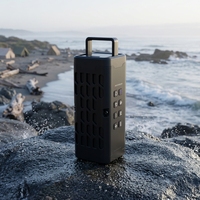 Haut-parleur Bluetooth étanche IPX6 BKK pour le camping et la pêche en plein air, grande puissance, portable, prend en charge la fonction Auracast