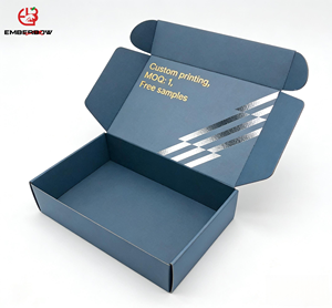 EBB High End Luxury Eco-Friendly Recyclable Cosmetics <b>Packaging</b> Corrugated Cardboard Box Airplane Closure Custom Printed Paper - Product Image 1
