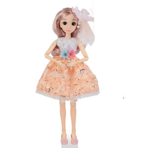 14 pouces <span class=keywords><strong>36cm</strong></span> dessin animé BJD fille poupées modèle de mode jouet avec des caractéristiques éducatives différents vêtements accessoires pour les cadeaux des filles - Product Image 5