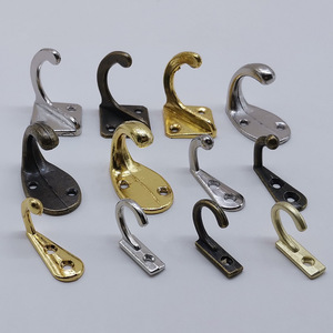 Wall Mounted Brass <b>Hooks</b> Round Single <b>Hook</b> For <b>Bathroom</b> Toilet Coat Towel Storage Gold Antique Bronze Color Durable - Product Image 3