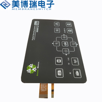 Technologie chine gros grand flexible fpc contrôle tactile pavé tactile clavier interrupteur à membrane
