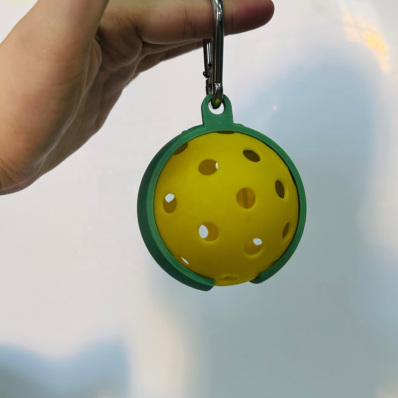 Carbon Fiber Pickleball Paddle Durable Plastic Outdoor Accessory for Children & Adults 16mm Thickness Training Entertainment Use
