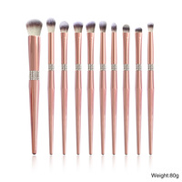 Échantillon gratuit maui rose Make Up Green Foundation outils de maquillage professionnels ensemble de pinceaux de maquillage