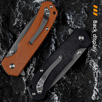 Couteau pliant d'extérieur Lame D2 Manche G10 Outil de camping Couteaux de chasse de poche Couteau Edc